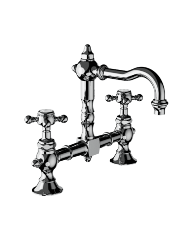 Mélangeur lavabo vidage chaînette Julia Victoria - Horus Mélangeur lavabo vidage chaînette Julia Victoria - Horus
