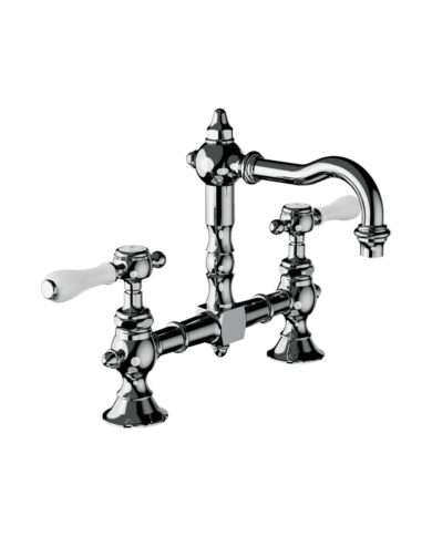 Mélangeur lavabo vidage chaînette Julia Victoria - Horus Mélangeur lavabo vidage chaînette Julia Victoria - Horus