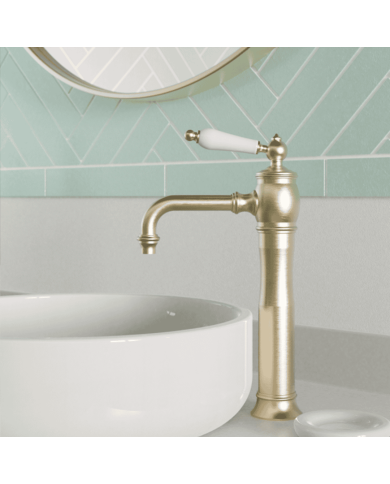 Mitigeur lavabo bec rehaussé Eloise - Horus Mitigeur lavabo bec rehaussé Eloise - Horus