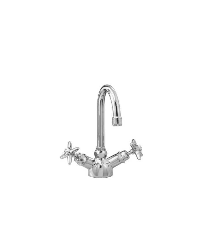 Mélangeur lavabo monotrou bec haut Italica Stella