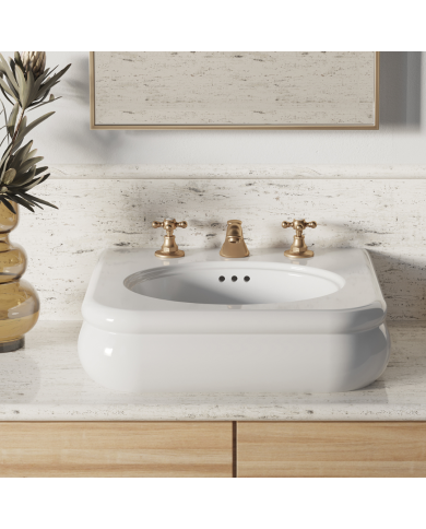 lavabo rétro bleu provence | Romantica 56cm