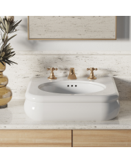 lavabo rétro bleu provence | Romantica 56cm