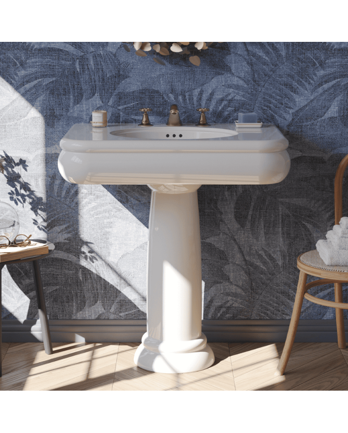 lavabo rétro bleu provence | Romantica 80cm Bleu Provence