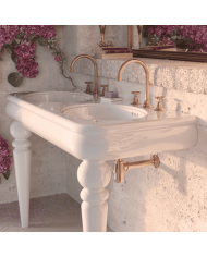 lavabo double bleu provence | Romantica 120cm