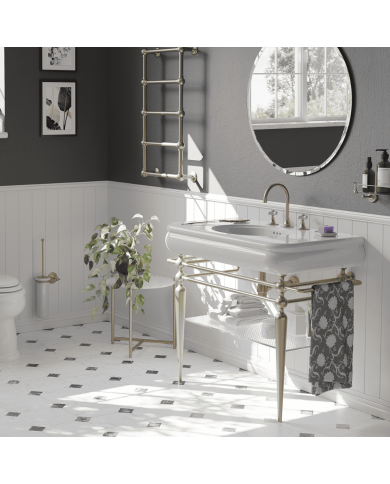 Lavabo 100cm Bleu Provence | Romantica Rétro