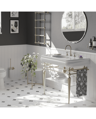 Large lavabo 100cm Romantica - Bleu Provence