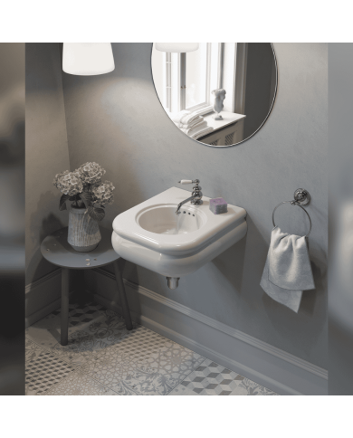 lavabo sur plan bleu provence | Romantica 42cm