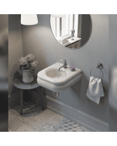 Vanity lavabo 42cm Romantica - Bleu Provence