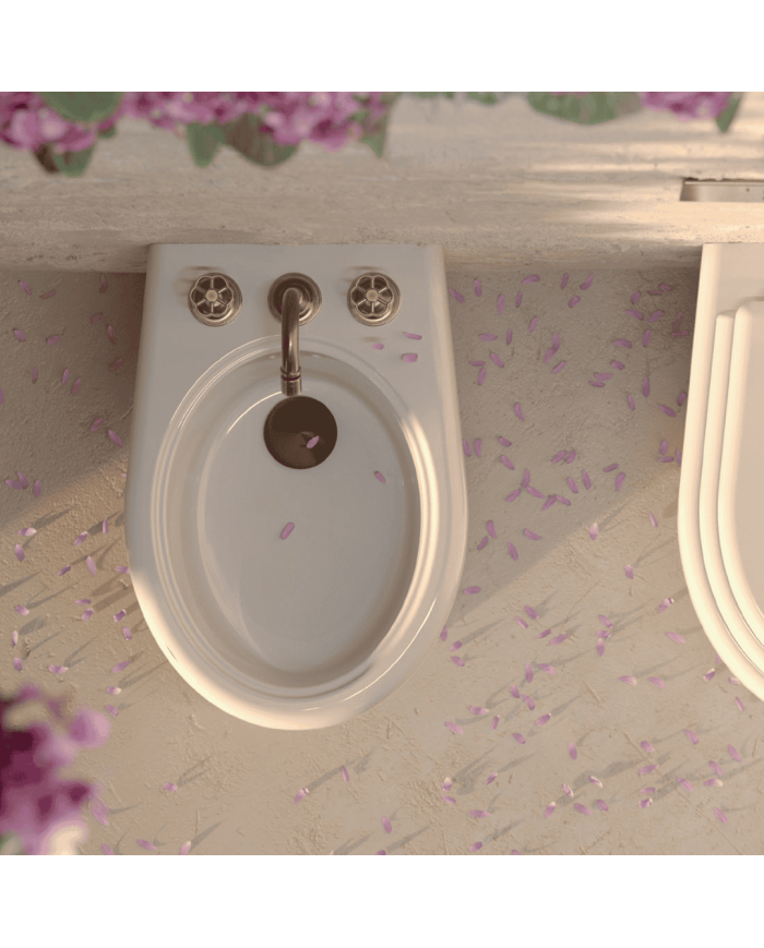 bidet sol romantica bleu provence | Bleu Provence