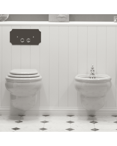 wc suspendu bleu provence | Bleu Provence Romantica