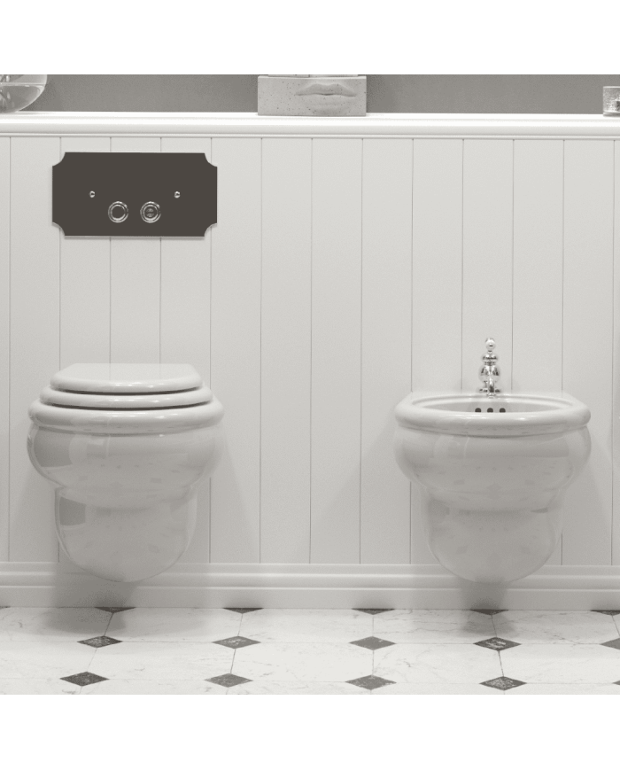 wc suspendu bleu provence | Bleu Provence Romantica