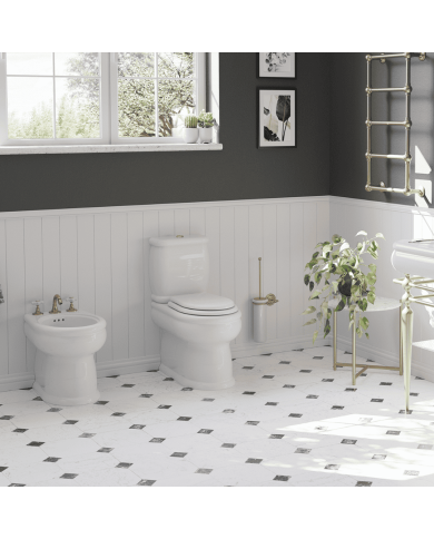 WC monobloc Bleu Provence | Romantica couleur