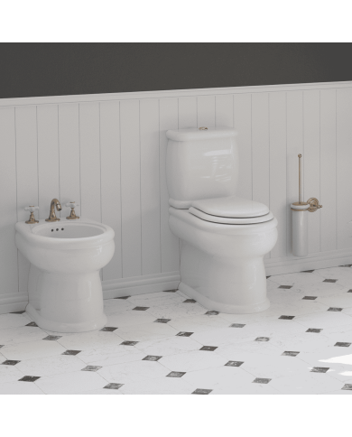 WC monobloc Bleu Provence | Romantica couleur