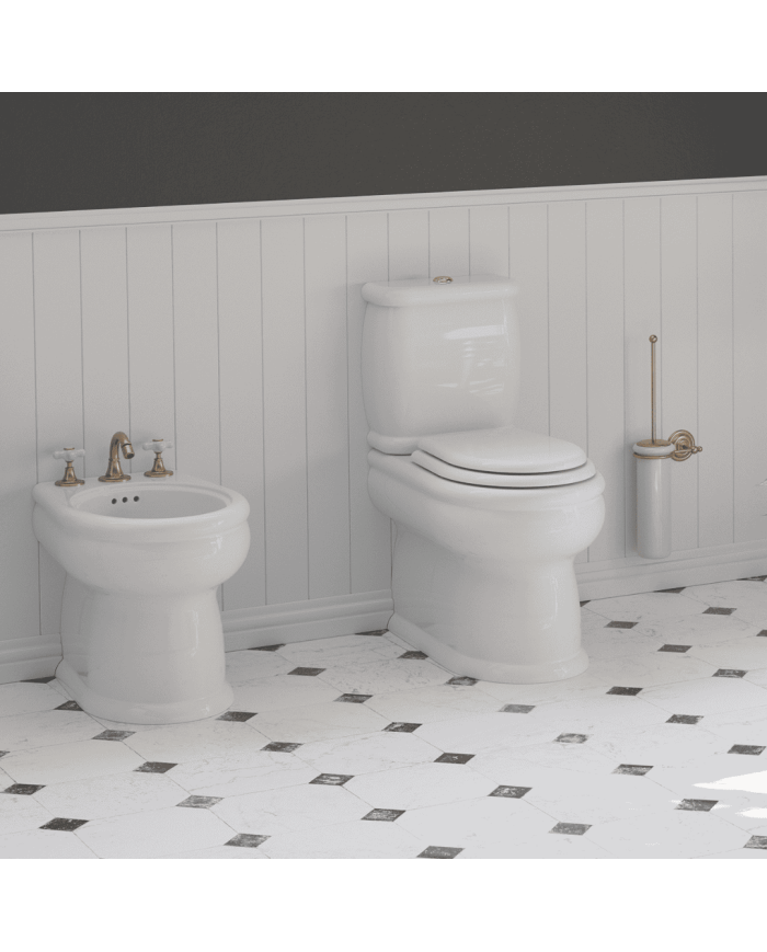 WC monobloc Bleu Provence | Romantica couleur