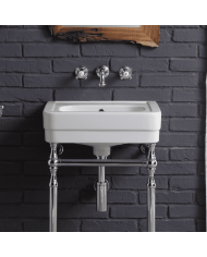 Robinet mural lavabo - Romantica - Bleu Provence