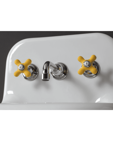 Robinet Mural droit Romantica - Bleu Provence Robinet Mural droit Romantica - Bleu Provence