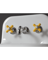 Robinet Mural droit Romantica - Bleu Provence