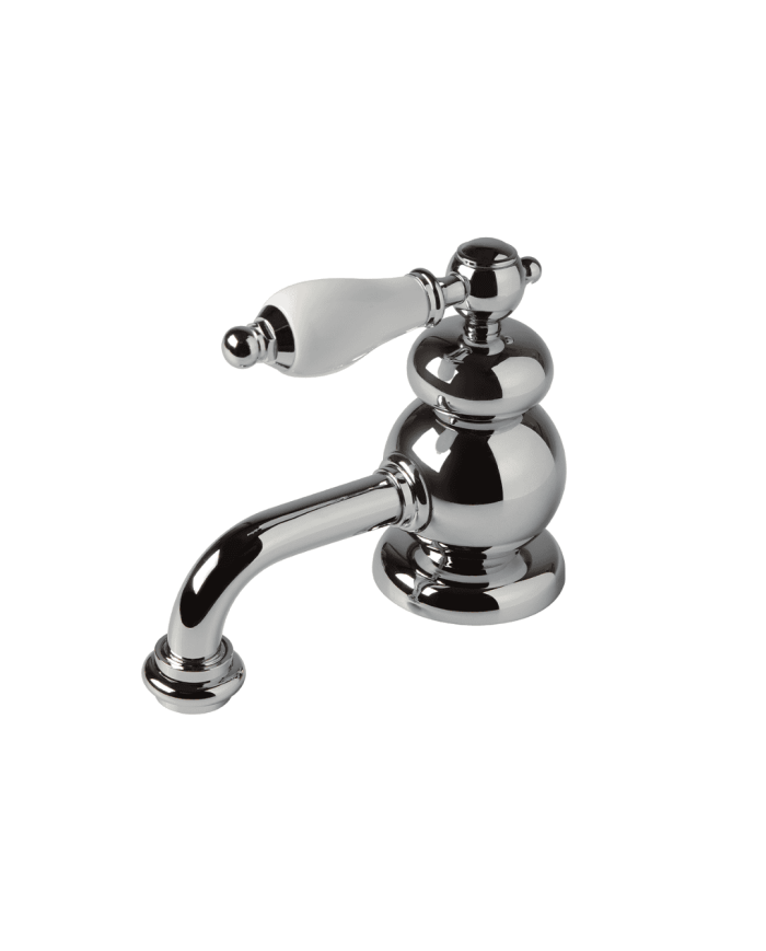 Mélangeur lavabo Bleu Provence | Romantica rétro laiton