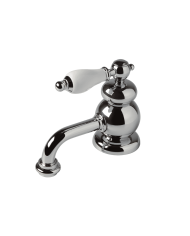 Mélangeur lavabo Bleu Provence | Romantica rétro laiton