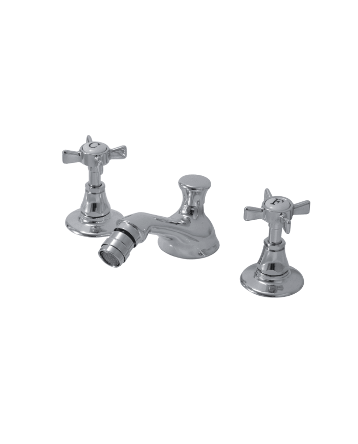 Robinet bidet col bas Romantica - Bleu Provence