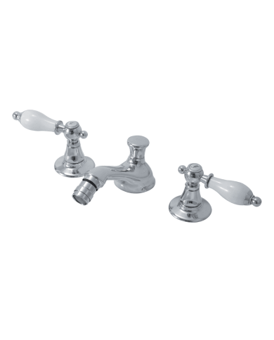 Robinet bidet col bas Romantica - Bleu Provence Robinet bidet col bas Romantica - Bleu Provence