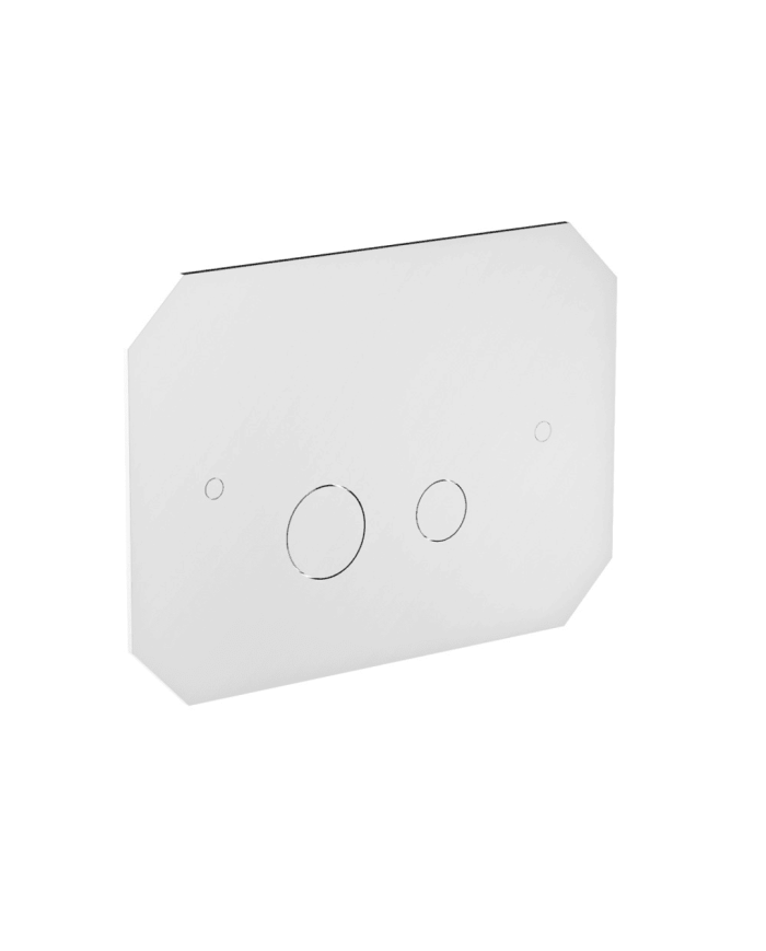 Plaque double Geberit octogonale - Italica Stella