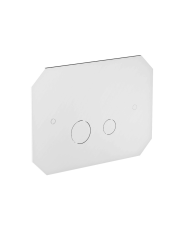 Plaque double Geberit octogonale - Italica Stella