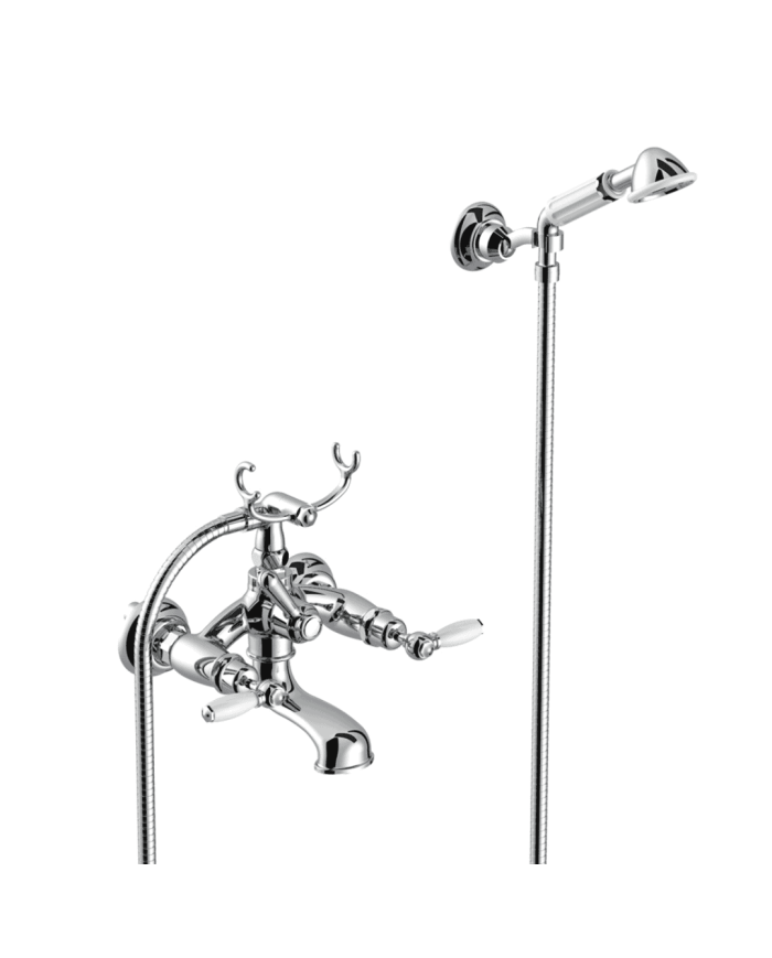 Mélangeur bain douche mural apparent - Italica Leve Stella