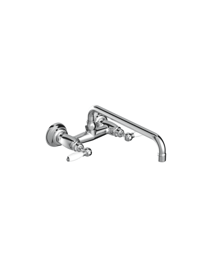 Mélangeur évier mural apparent - Italica leve Stella