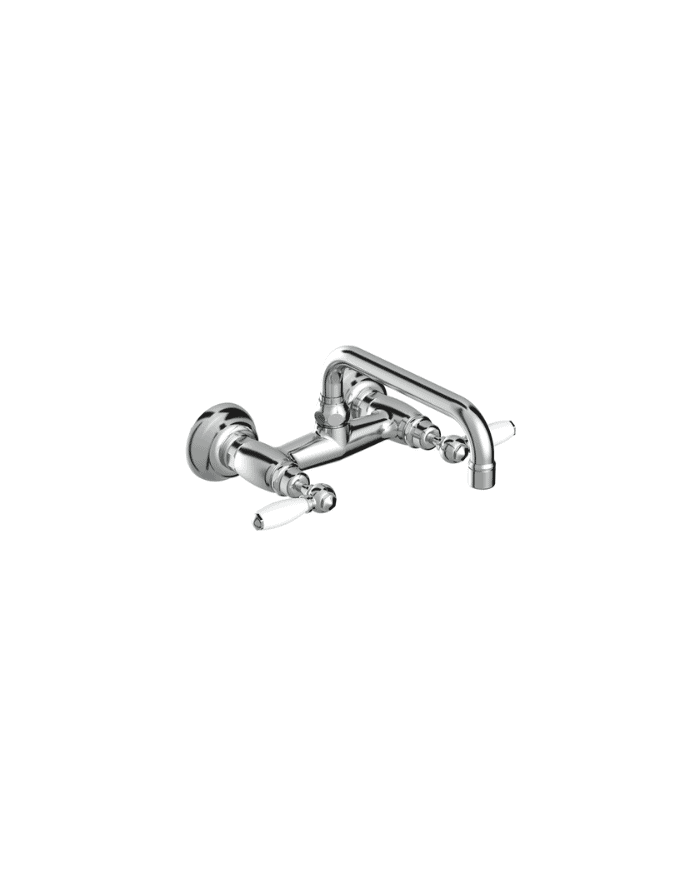 Mélangeur évier mural apparent - Italica leve Stella