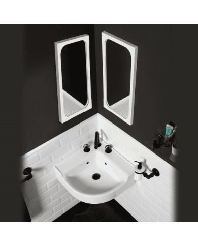 Lavabo angle 50 cm - Industrialis Bleu Provence Lavabo angle 50 cm - Industrialis Bleu Provence