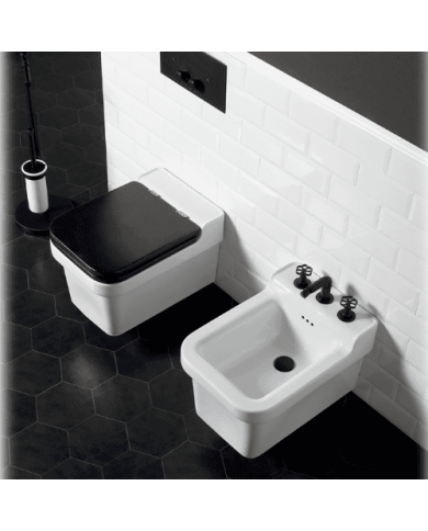 bidet suspendu bleu provence | Bleu Provence rétro