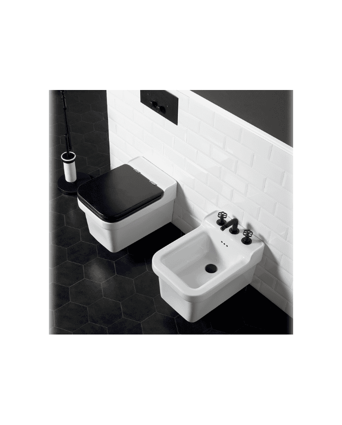 bidet suspendu bleu provence | Bleu Provence rétro