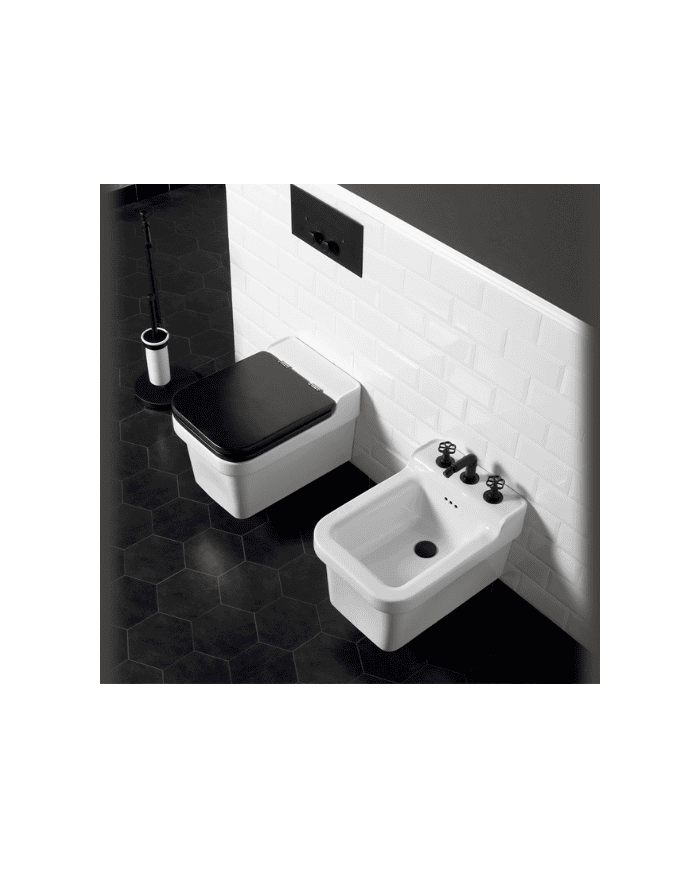 wc suspendu bleu provence | Céramique couleur rétro