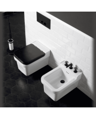 wc suspendu bleu provence | Céramique couleur rétro