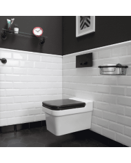 wc suspendu bleu provence | Céramique couleur rétro
