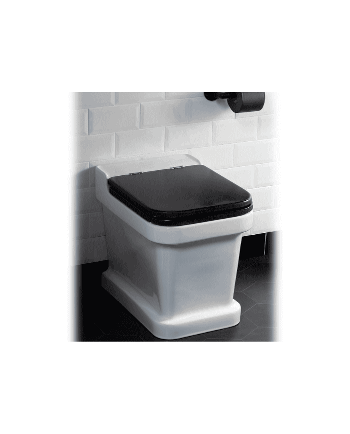 WC sol Bleu Provence | Style rétro industriel