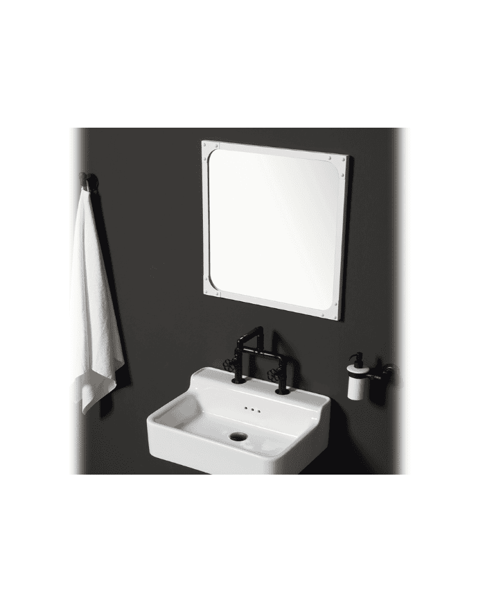 miroir rétro bleu provence | Bleu Provence Industrialis