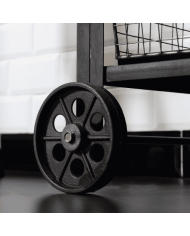 meuble salle de bain bleu provence | Industrialis 1