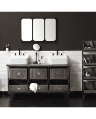 meuble salle de bain bleu provence | Industrialis 2