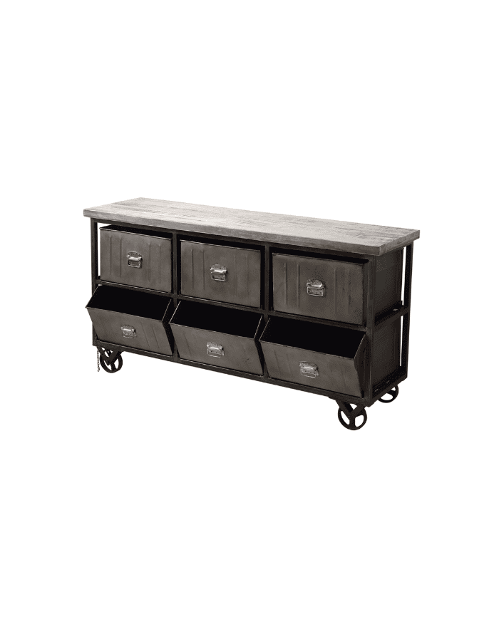 Meuble Industrialis 2 - Bleu Provence