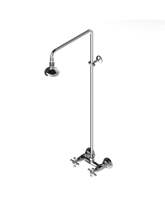 Mélangeur douche apparent avec colonne - Roma Stella