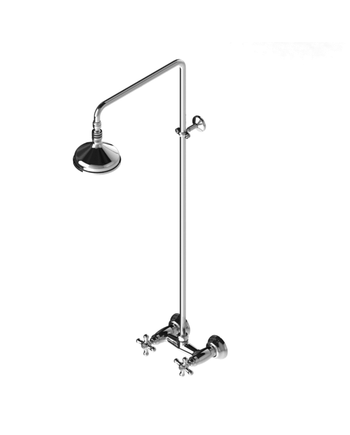 Mélangeur douche apparent avec colonne - Roma Stella