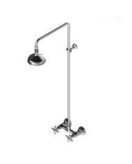 Mélangeur douche apparent avec colonne - Roma Stella