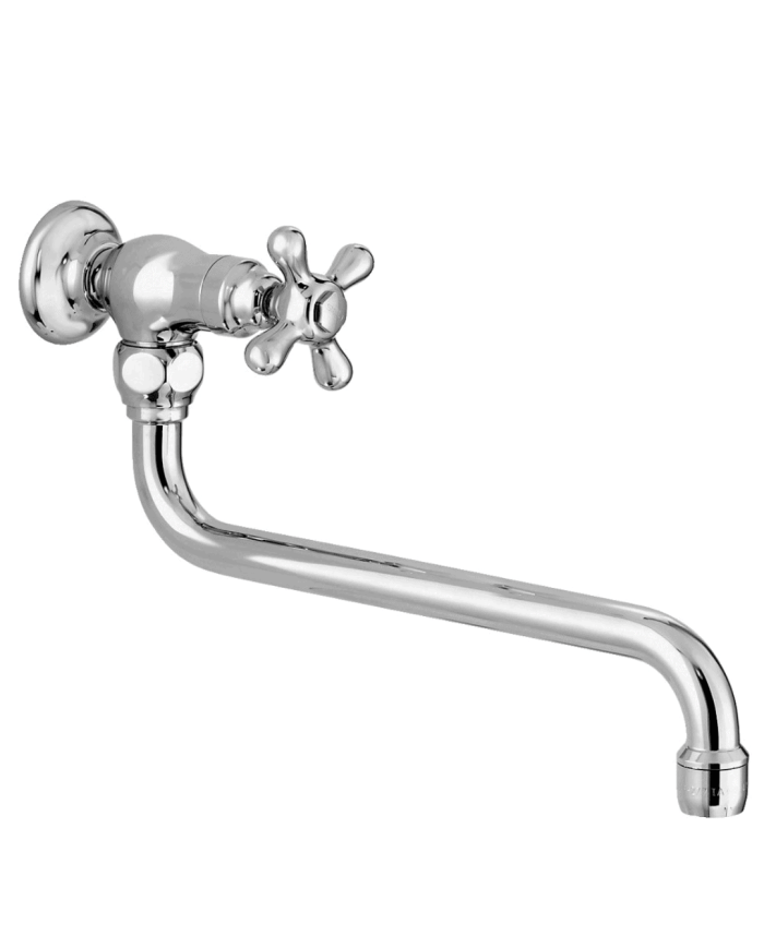 Robinet simple mural bec orientable - Roma Stella