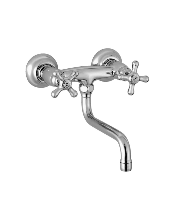 Mélangeur évier mural apparent - Roma Stella