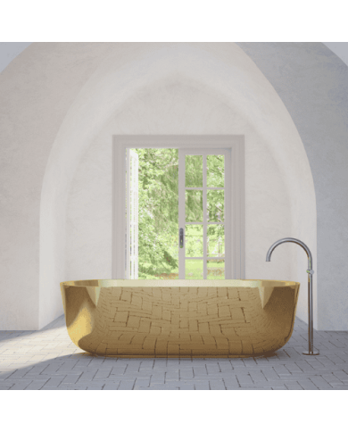 Baignoire ZEN Bleu Provence Baignoire ZEN Bleu Provence