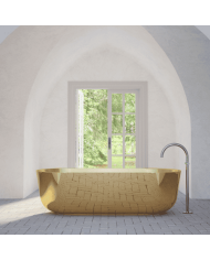 baignoire retro bleu provence | Bleu Provence