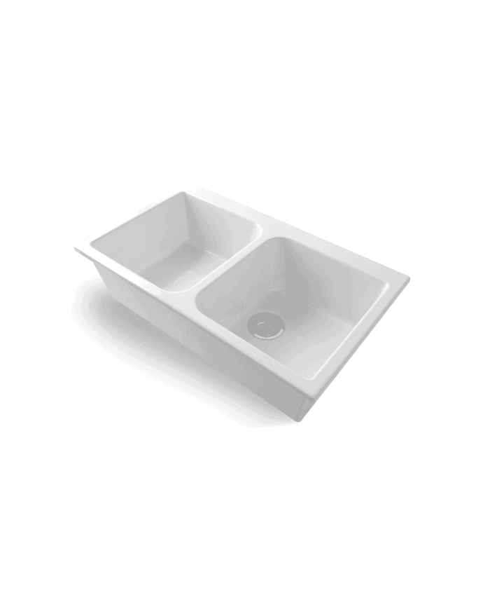 lavabo rétro bleu provence | Bleu Provence