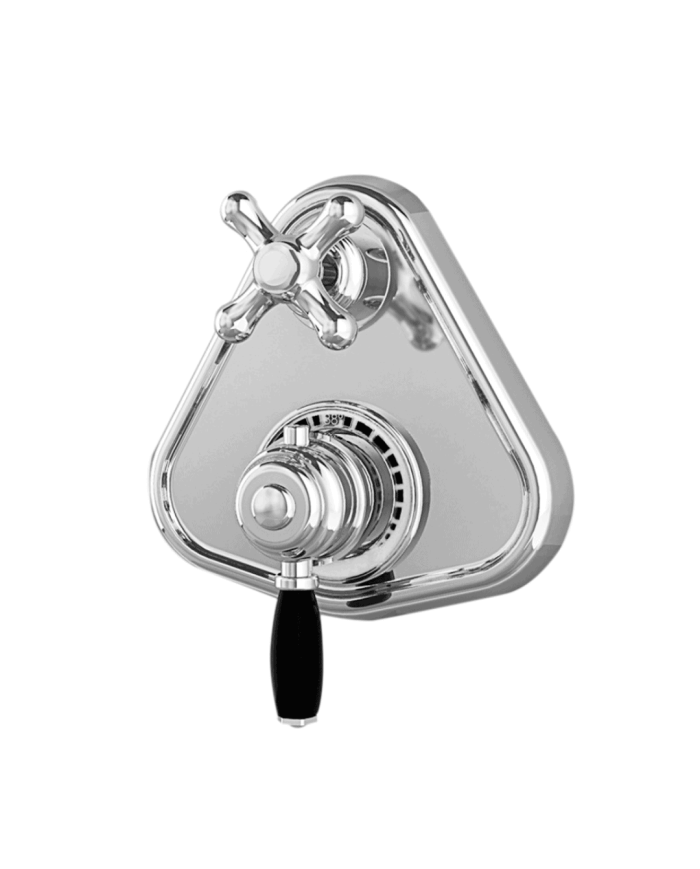 Mitigeur thermostatique triangle 2 sorties - Roma Stella